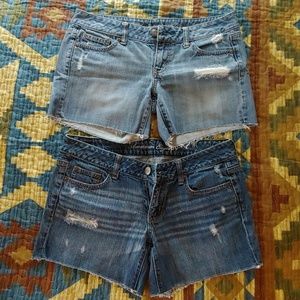 2 pairs! american eagle shorts